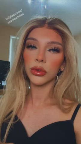 If you play with my boobs, my girlcock will get hard 🤭