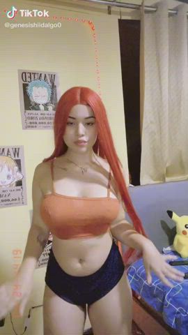 18 Years Old Bouncing Tits Dancing gif