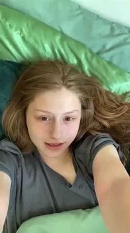 Cute Redhead White Girl gif