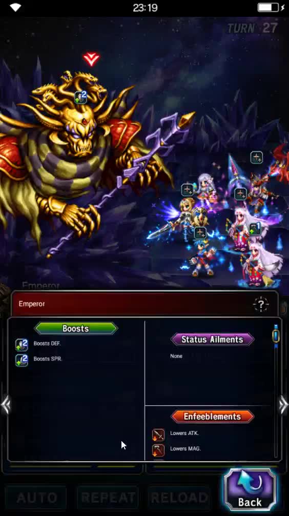 Emperor's breaks not refreshing