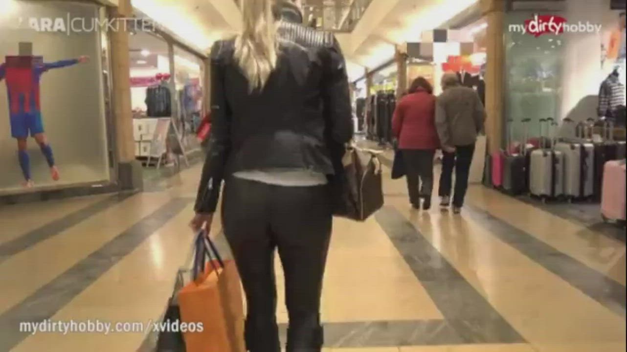 This is what shopping with your hot slutty mother has always been like