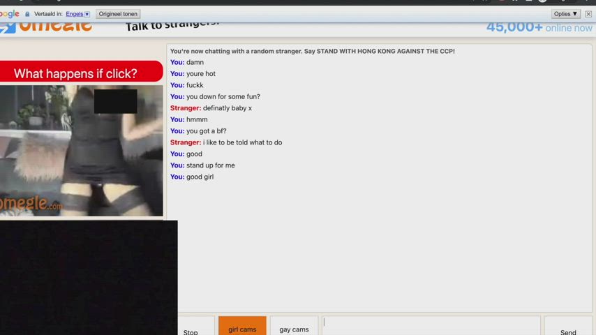 Married blonde cumslut on Omegle, should i upload the 18 min vid?