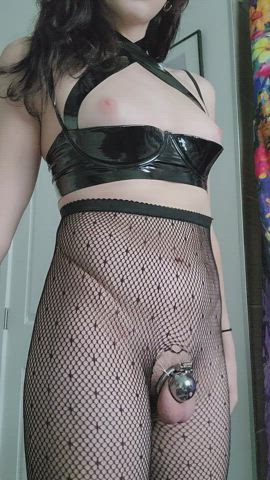 omg this smaller cage is so comfy, im so happy and daddy is proud ;)