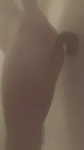 Fucking my hole in the shower 😅