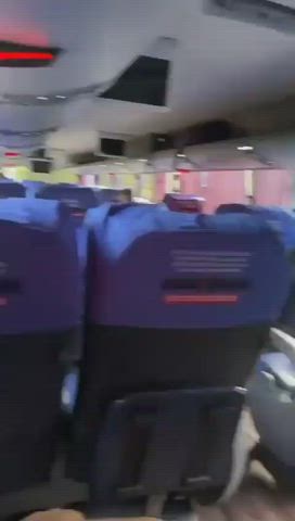 Bus Masturbating Trans gif