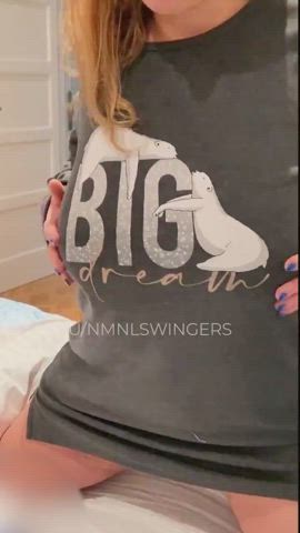 My huge boobs for your huge cock. Deal?