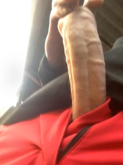 big dick cockflash exhibitionist flashing monster cock outdoor public thick cock