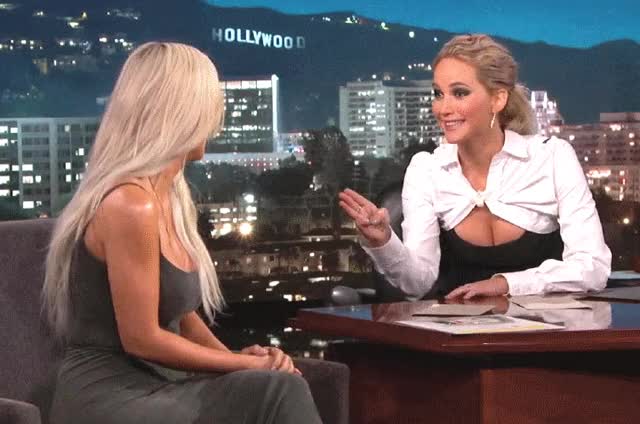 Jennifer Lawrence & Kim Kardashian