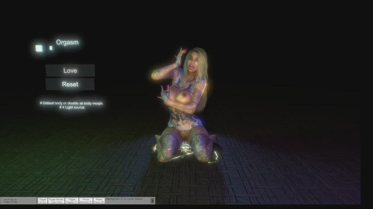 3D Female Huge Dildo gif