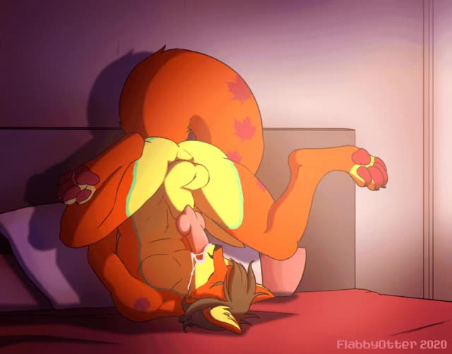 Furry sucks his own dick