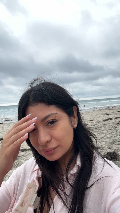 I'd eat it right there on the beach