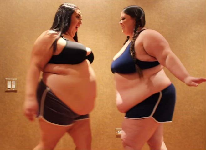 BBW Laughing Women gif
