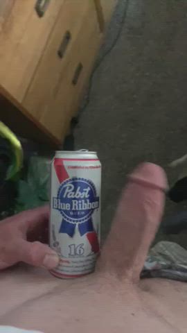 Real talk, I can fit a beer can in my mouth