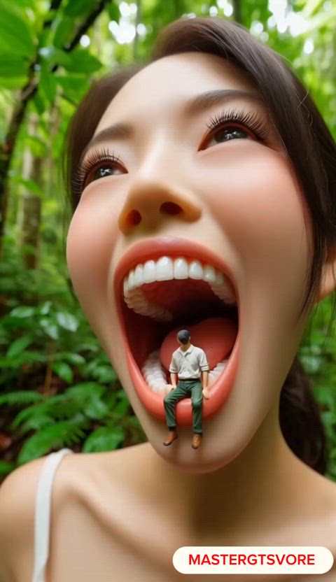 A tiny snack in the jungle 😋