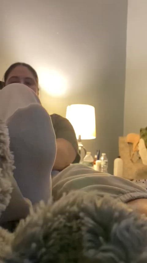 ankle socks feet foot fetish giantess latina pov socks gif