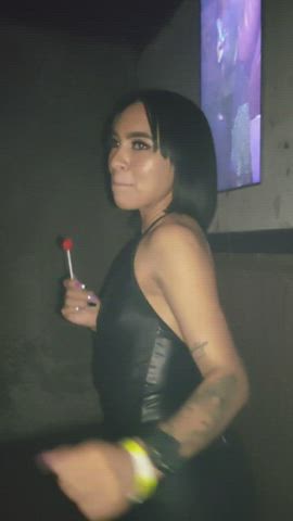 Dancing Latex Webcam gif