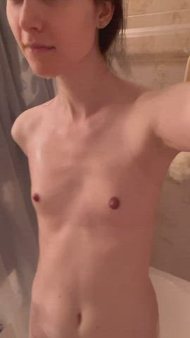 Come join me, rub your hands and cock all over my slippery body <3