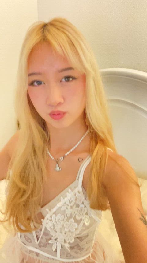 asian babe cute onlyfans petite solo teen gif