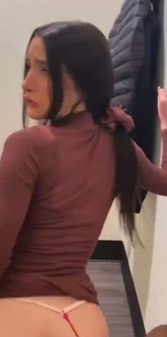 Ass Changing Room White Girl Porn GIF by zektrillz