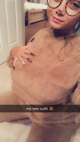 Teen Thick White Girl gif