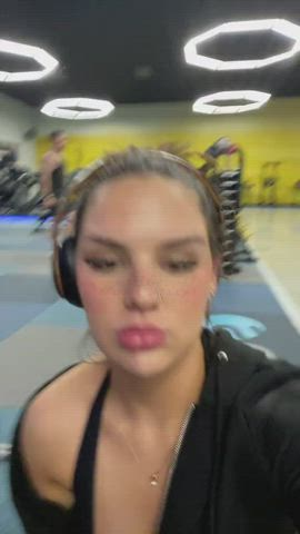 big ass curvy gym leggings pawg thick workout yoga pants gif