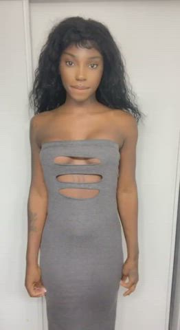 bbc big dick cute dress ebony girl dick trans trans woman gif