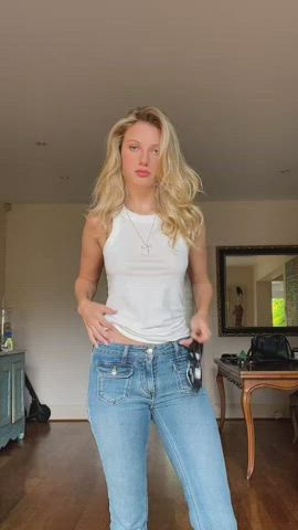 blonde non-nude tiktok gif