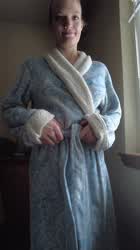 Good morning! Time for my bathrobe to come off