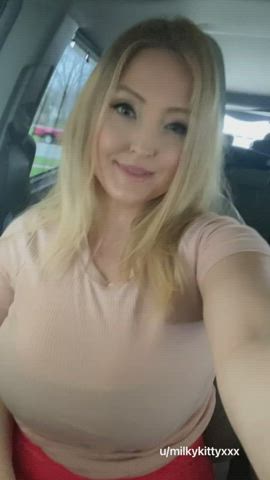 MILF OnlyFans Homemade Mom Car Big Tits Huge Tits Natural Tits Bouncing Tits Porn
