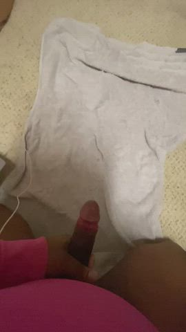 BBC Cumshot Male Masturbation gif