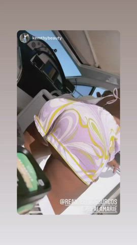 Booty Ebony Thick gif