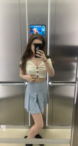 It's become a daily ritual to get my tits out on the way to class <3