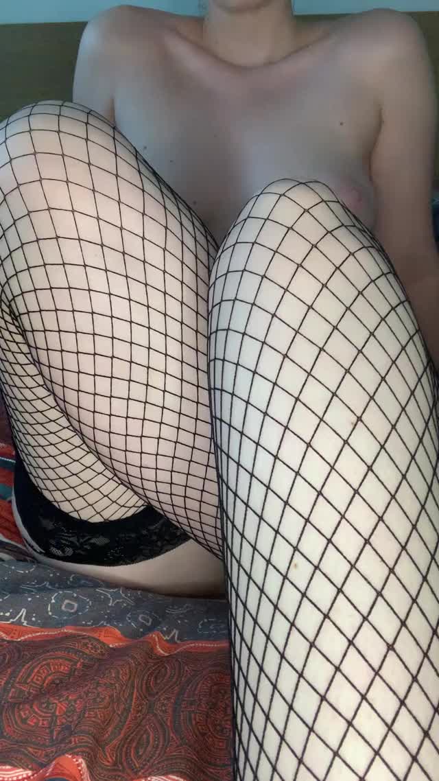 Sit back and watch this pale gal spread her legs for you