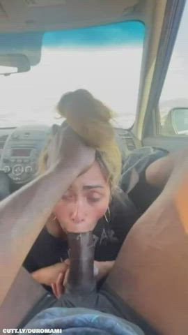 bbc car sex deepthroat ebony gif