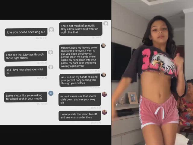 bikini dancer dirty talk gif