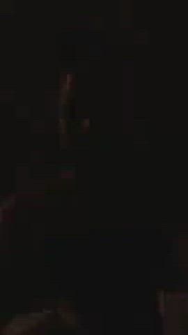 Smiling girl flashing boobs + full vid in the comments