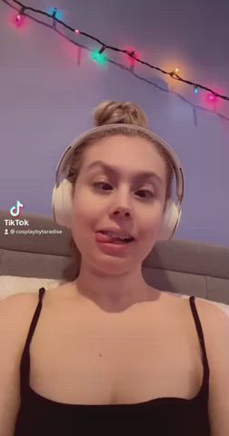 ahegao blonde onlyfans tiktok gif