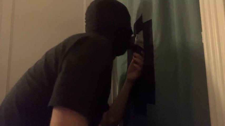 blowjob deepthroat glory hole gif