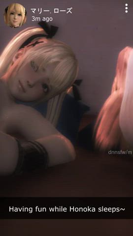 Marie sends a snap (dnnsfw) [Dead or Alive]