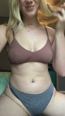 Always happy to drop my tits out for you! (OC)