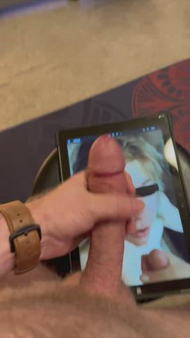 babe cock cumshot gif