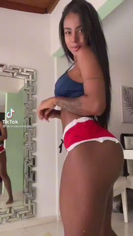 Latina TikTok Twerking Dancing gif