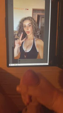 cum tribute for a massive slut
