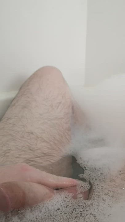 Relaxing in the bath