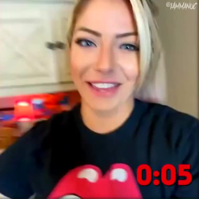 WWE Alexa Bliss The R-Truth Game Show Laughing / Smiling