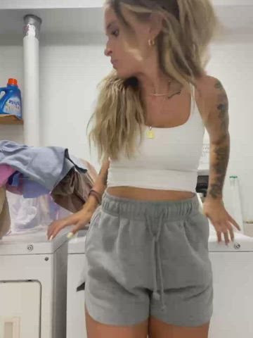 Was hoping nobody walked into the laundry room!! Wouldn’t mind if you did though