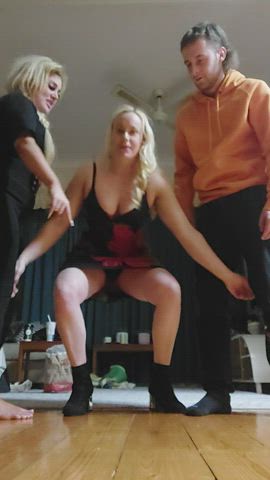 blonde fitness gym milf muscular girl muscular milf thick gif
