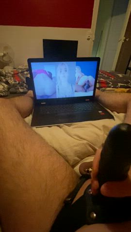 Nothing feels more great than stroking a bbc dildo and slapping my useless white