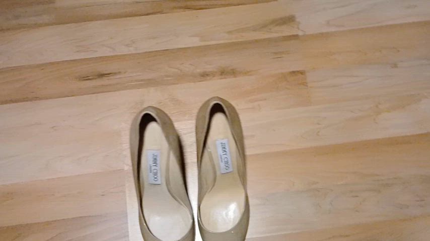 high heels masturbating shoes gif