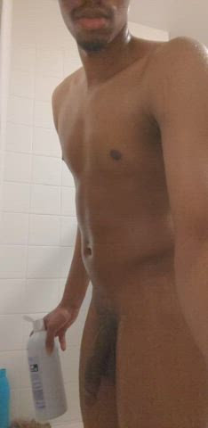 bbc big dick daddy male masturbation shower cock massive-cock gif